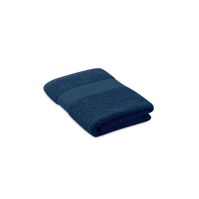 Branded Organic Cotton Terry Towel 100 x 50cm in Blue