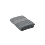 Branded Organic Cotton Terry Towel 100 x 50cm in Grey