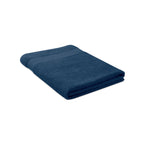 Branded Organic Cotton Terry Towel 180 x 100cm in Blue