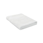 Branded Organic Cotton Terry Towel 180 x 100cm in White
