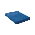 Branded Organic Cotton Terry Towel 180 x 100cm in Blue