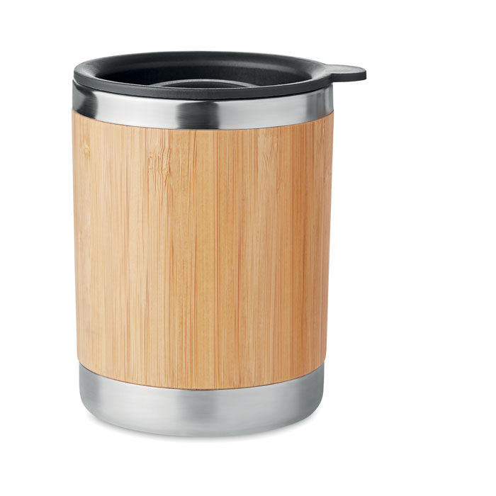 Branded bamboo case tumbler, 250ml
