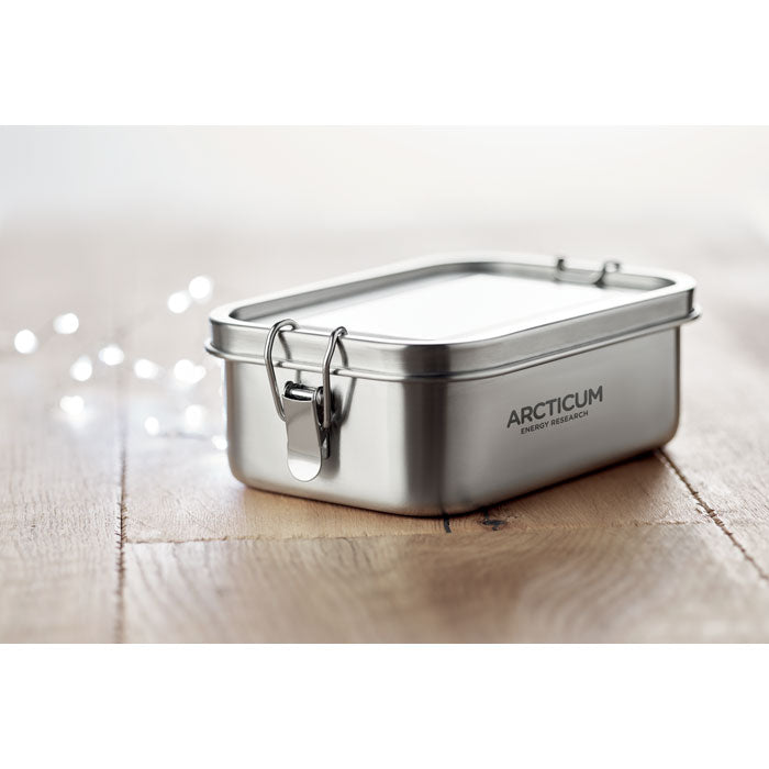 Branded Stainless Steel Lunch Box 750ml in use