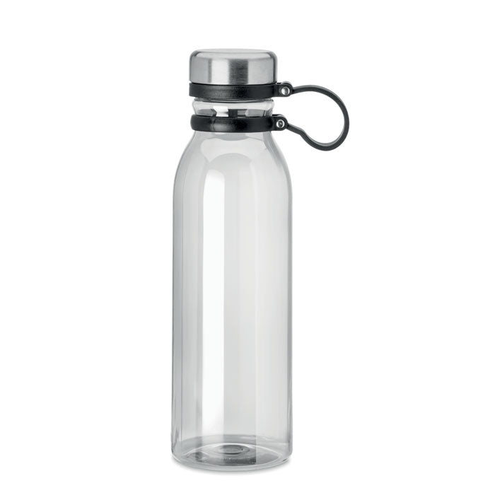 Branded RPET Bottle with TPR Grip in White