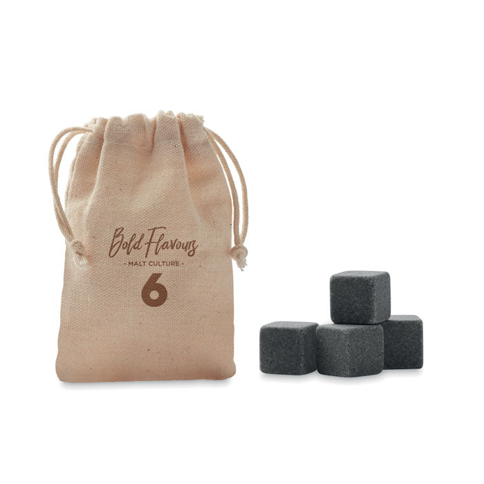 Branded 4 Stone Ice Cubes in Pouch