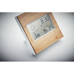 Branded Weather Station with Bamboo Front without branding