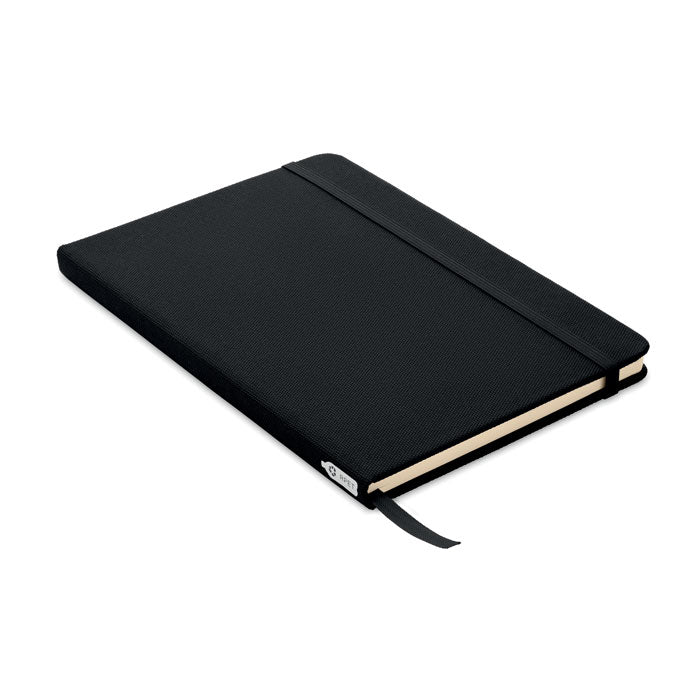 Branded A5 RPET Hard Cover Notebook in Black