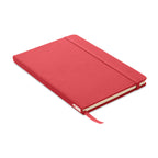Branded A5 RPET Hard Cover Notebook in Red