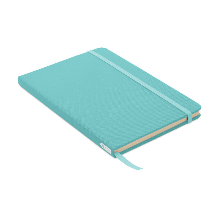 Branded A5 RPET Hard Cover Notebook in Blue