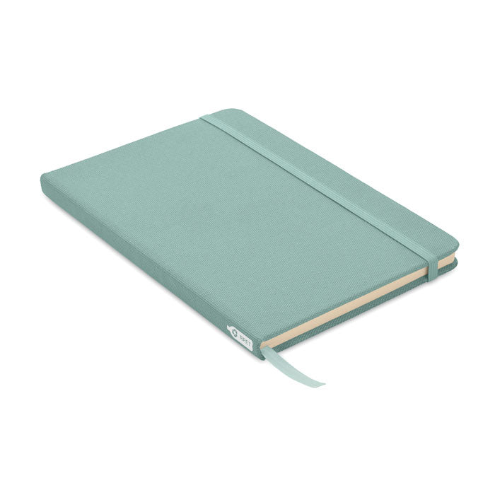 Branded A5 RPET Hard Cover Notebook in Blue