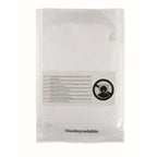 Branded Biodegradable Poncho and Bag without branding