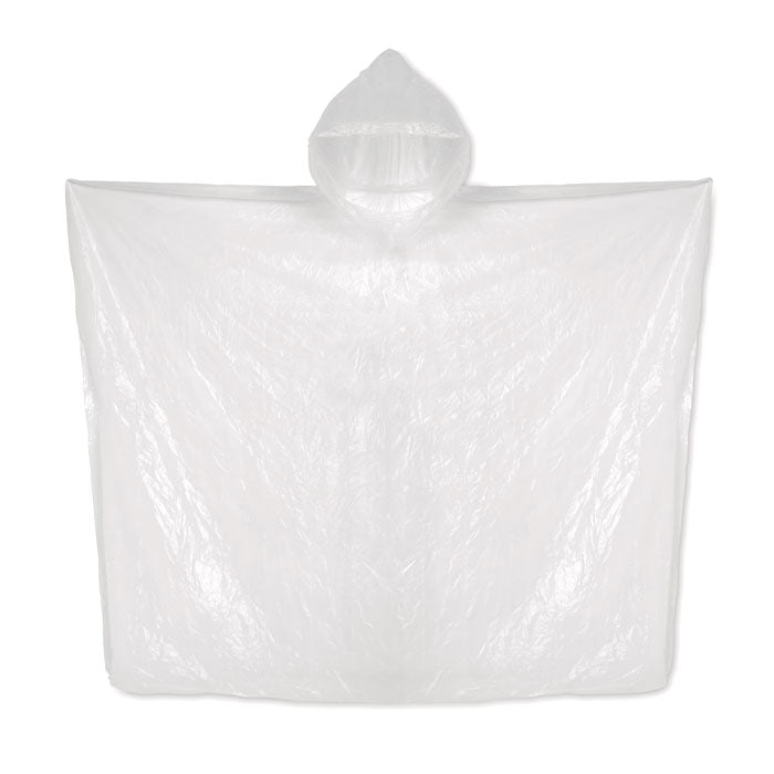 Branded Biodegradable Poncho and Bag without branding