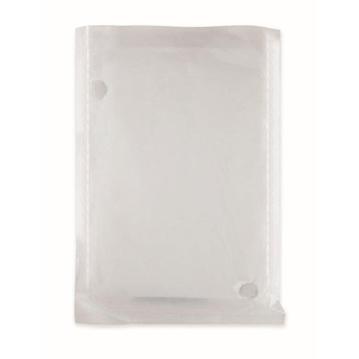 Branded Biodegradable Poncho and Bag without branding