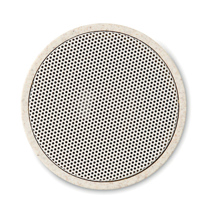 Branded Wheat Straw Wireless Speaker without branding