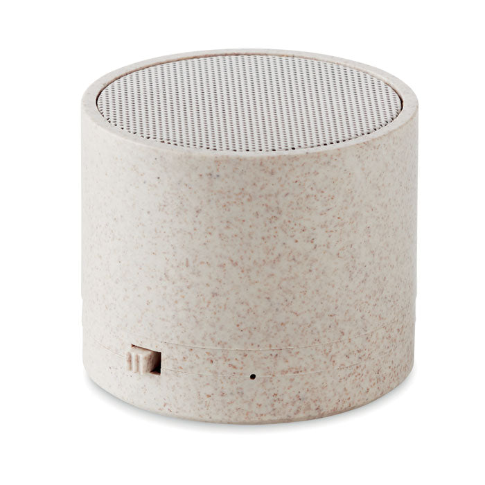 Branded Wheat Straw Wireless Speaker