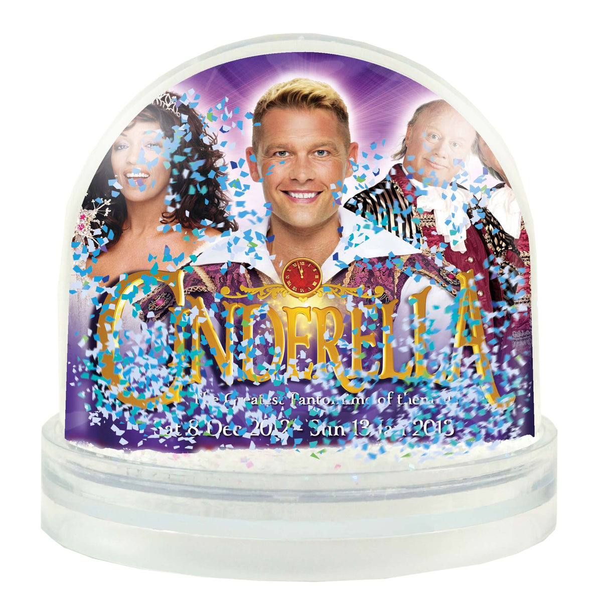 Branded Glitter Snow Dome