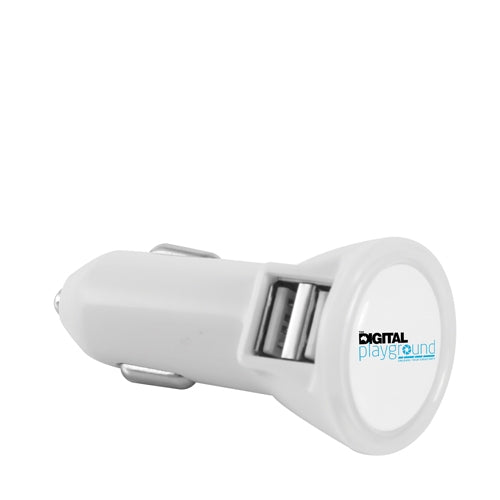 Branded Dual Port Led USB Car Charger