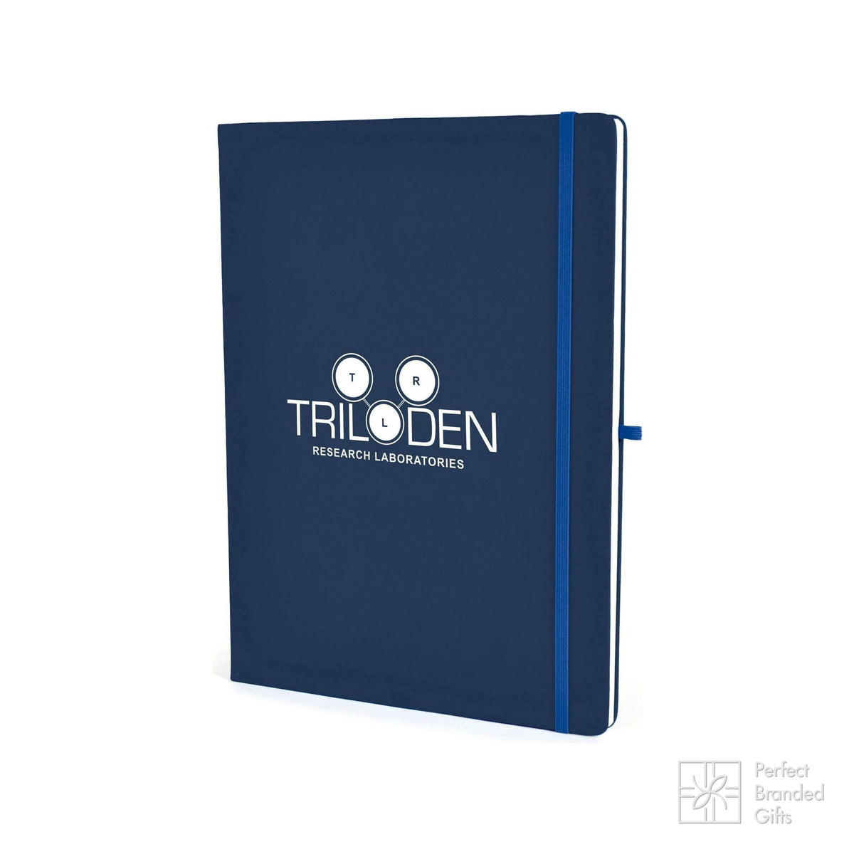 Branded A4 PU Lined Notebook with Pen Loop