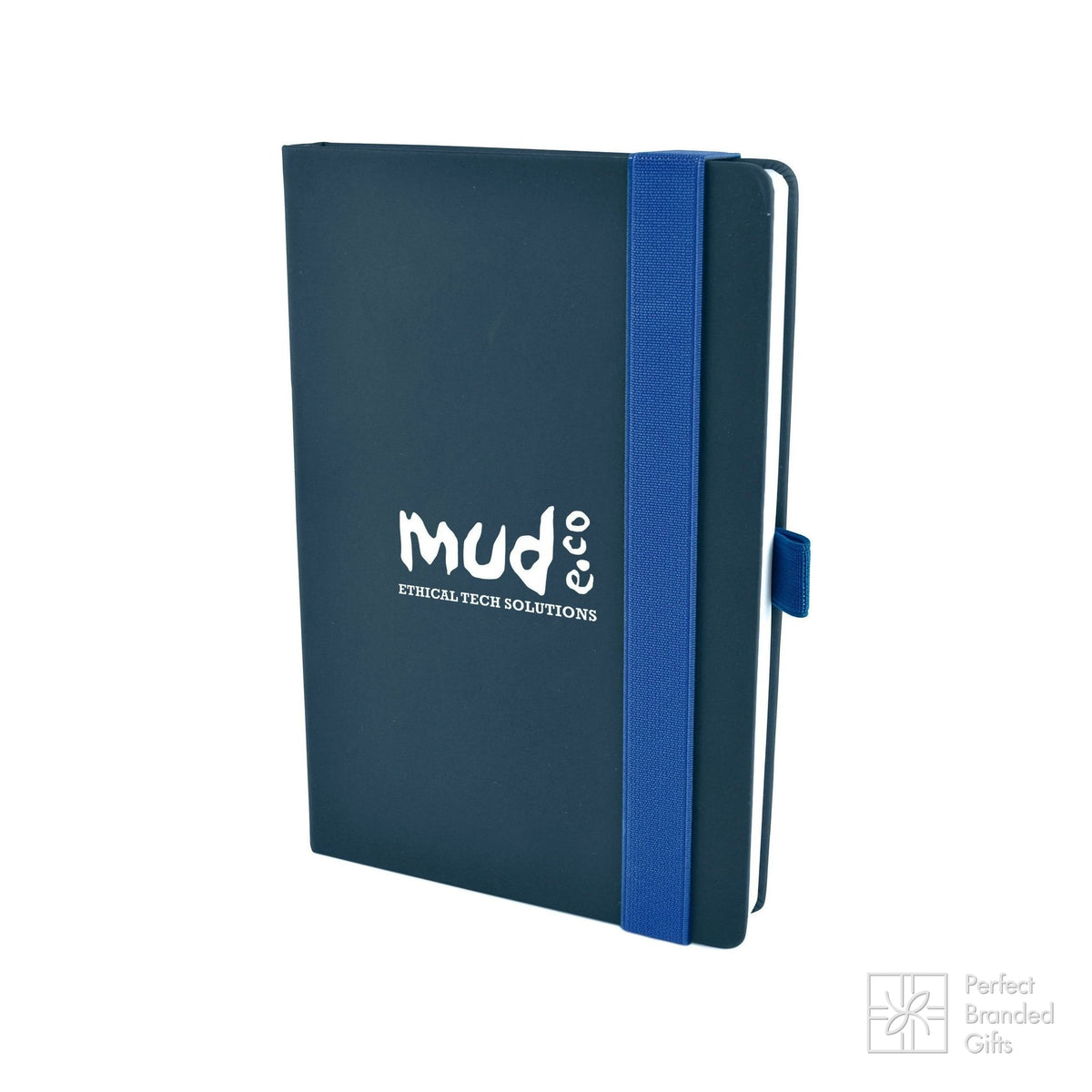 Branded A5 Deep PU Notebook and Matching Pen Set