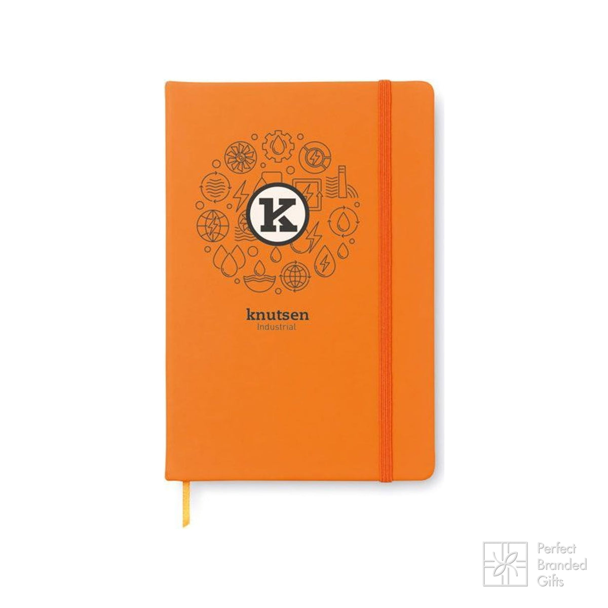 Branded A5 Hard PU Cover Notebook