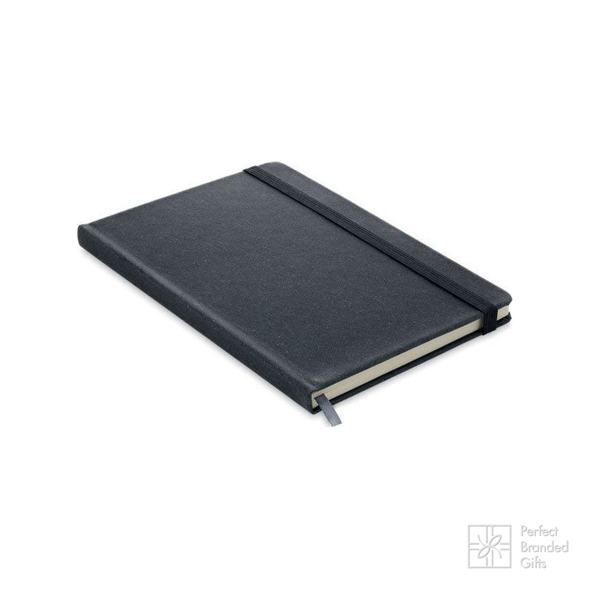 Branded A5 Recycled Leather Notebook - 160 Pages