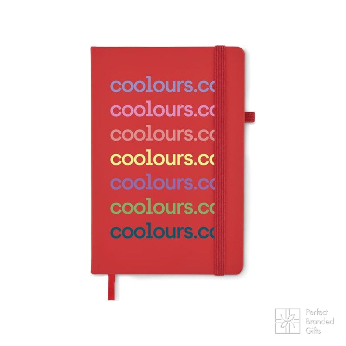 Branded A5 Recycled Leather Notebook - 192 Pages
