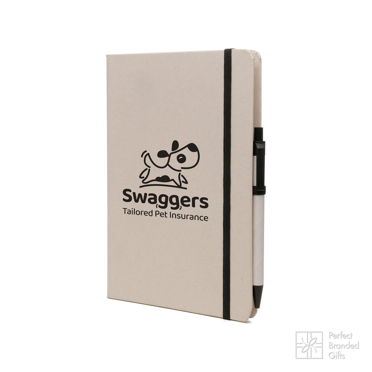 Branded A5 Recycled Milk Carton Notebook and Pen Set
