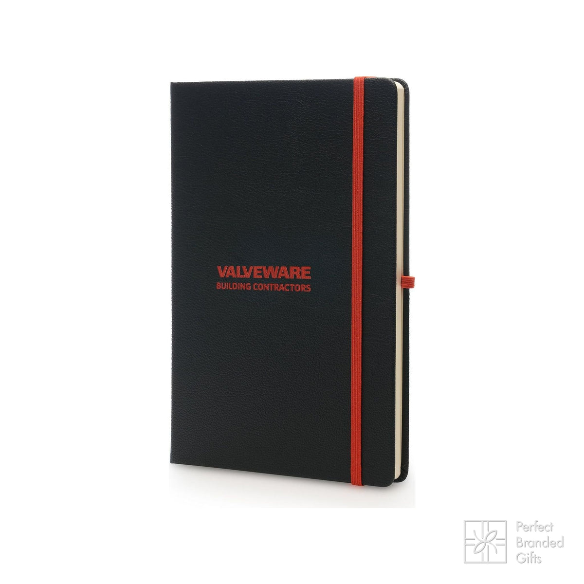 Branded A5 Recycled PU Notebook with Colour-Reveal Engraving