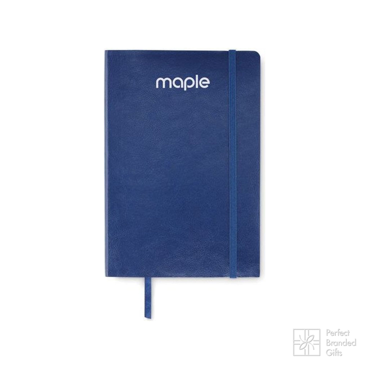 Branded A5 Recycled PU Notebook with Inner Pocket