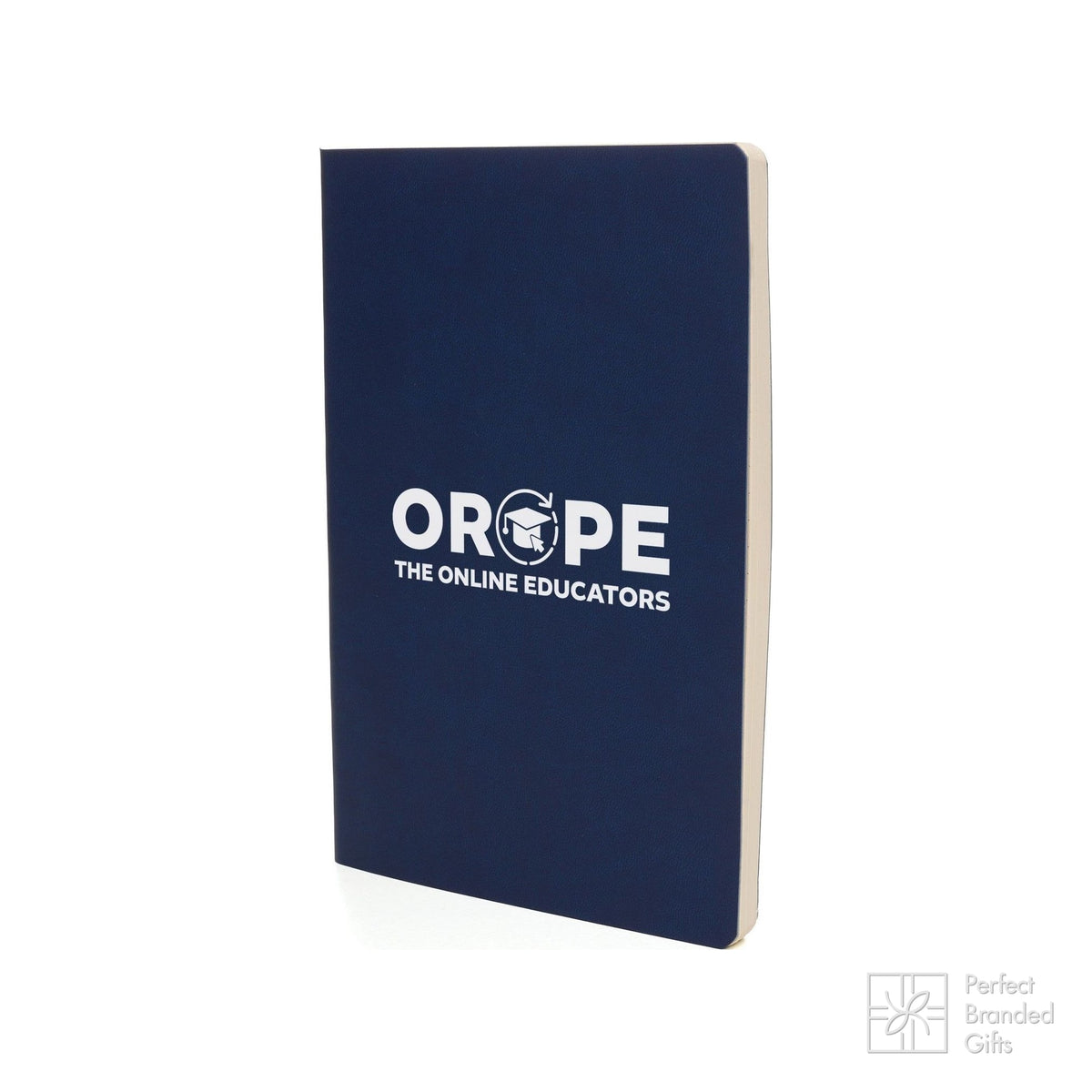 Branded A5 Soft Touch PU Notebook with Recycled Paper