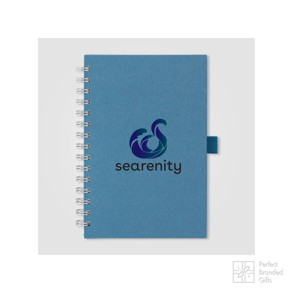 Branded A5 Spiral Notebook with Recycled Milk Carton Cover