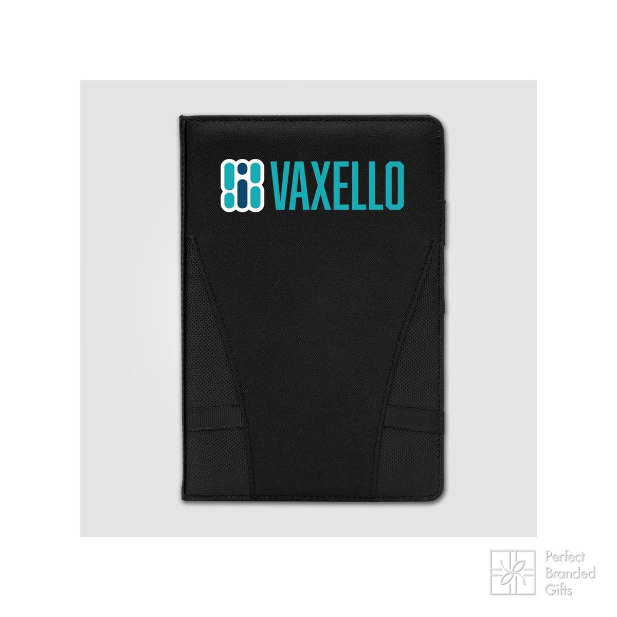 Branded A5 Tech Organiser Notebook with Phone Holder