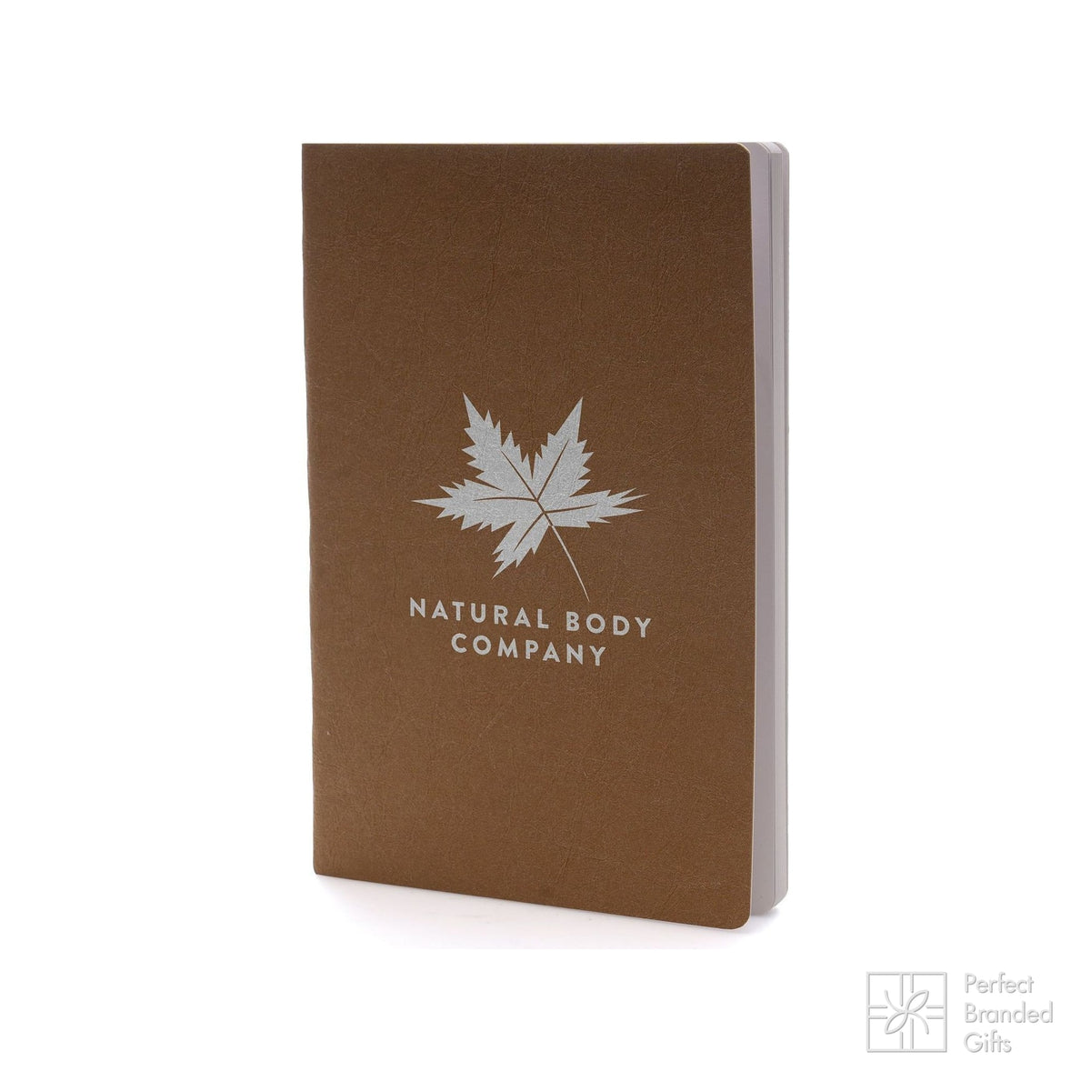 Branded A5 Washed Kraft Recycled Notebook