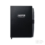 Branded A6 PU Notebook with Metal Pen