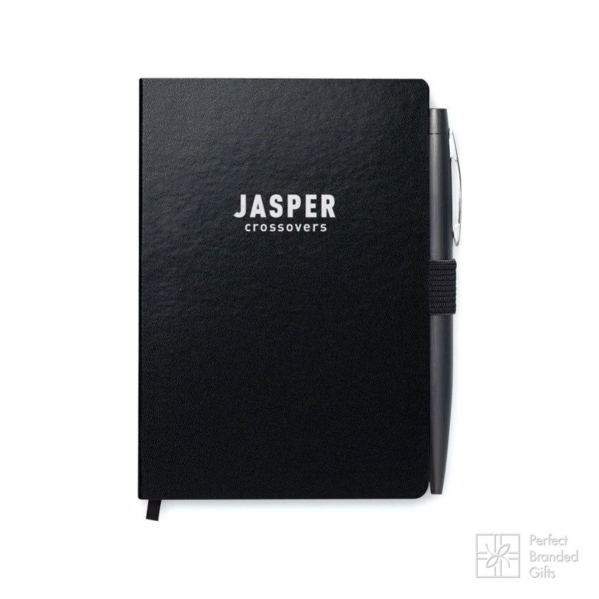 Branded A6 PU Notebook with Metal Pen