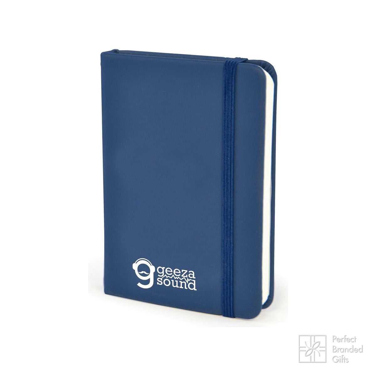 Branded A7 Pocket PU Notebook with Back Pocket