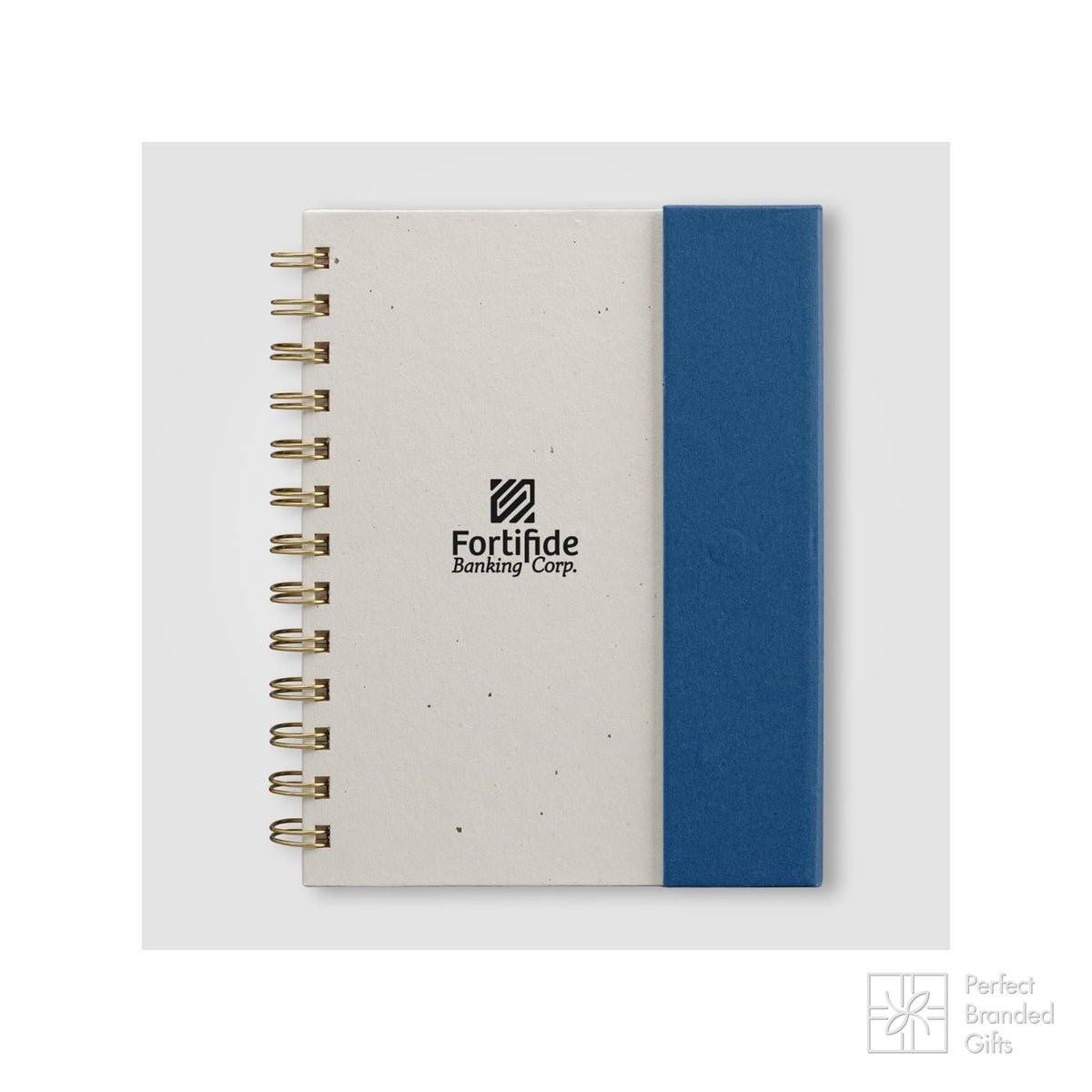 Branded B6 Spiral Notebook with Sticky Notes and Pen