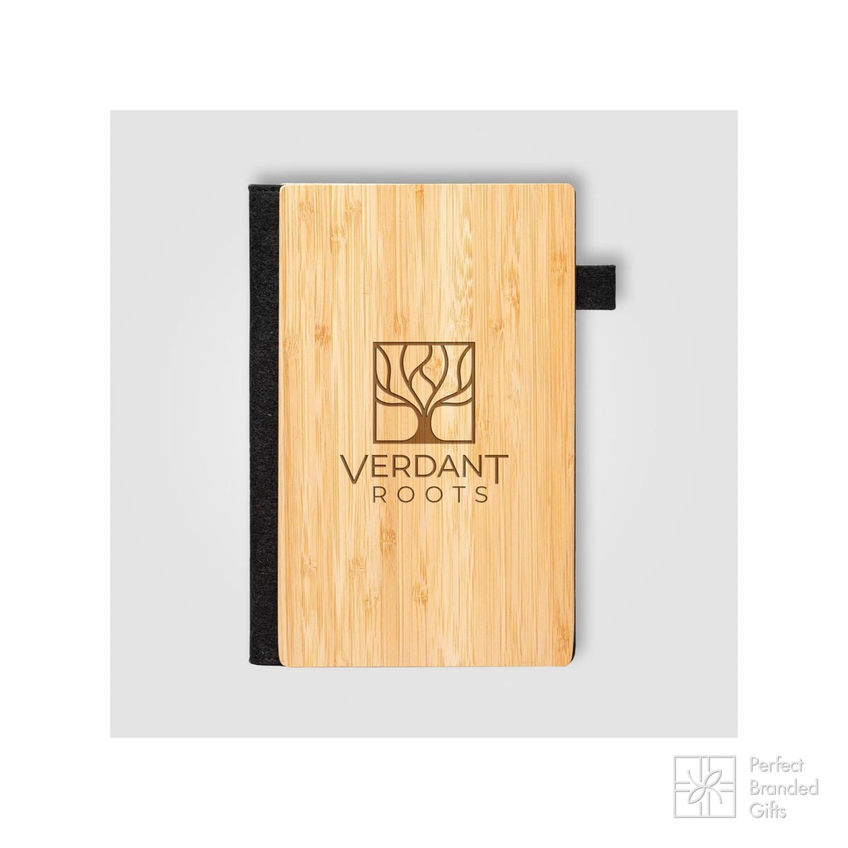 Branded Bamboo Cover Refillable A5 Journal
