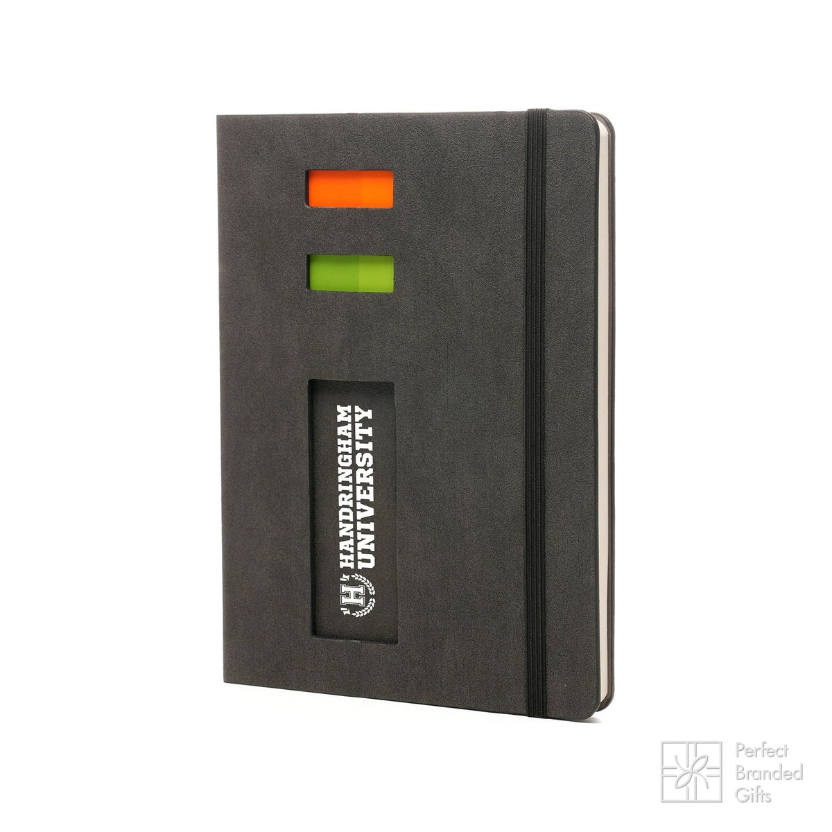 Branded Multi-Function PU Notebook with Phone Holder
