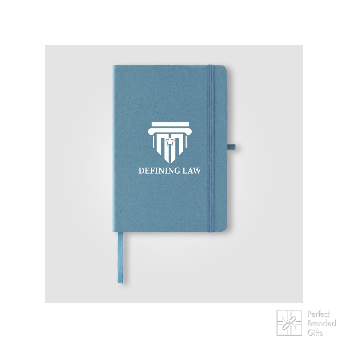 Branded Recycled Milk Carton A5 Hard Cover Notebook