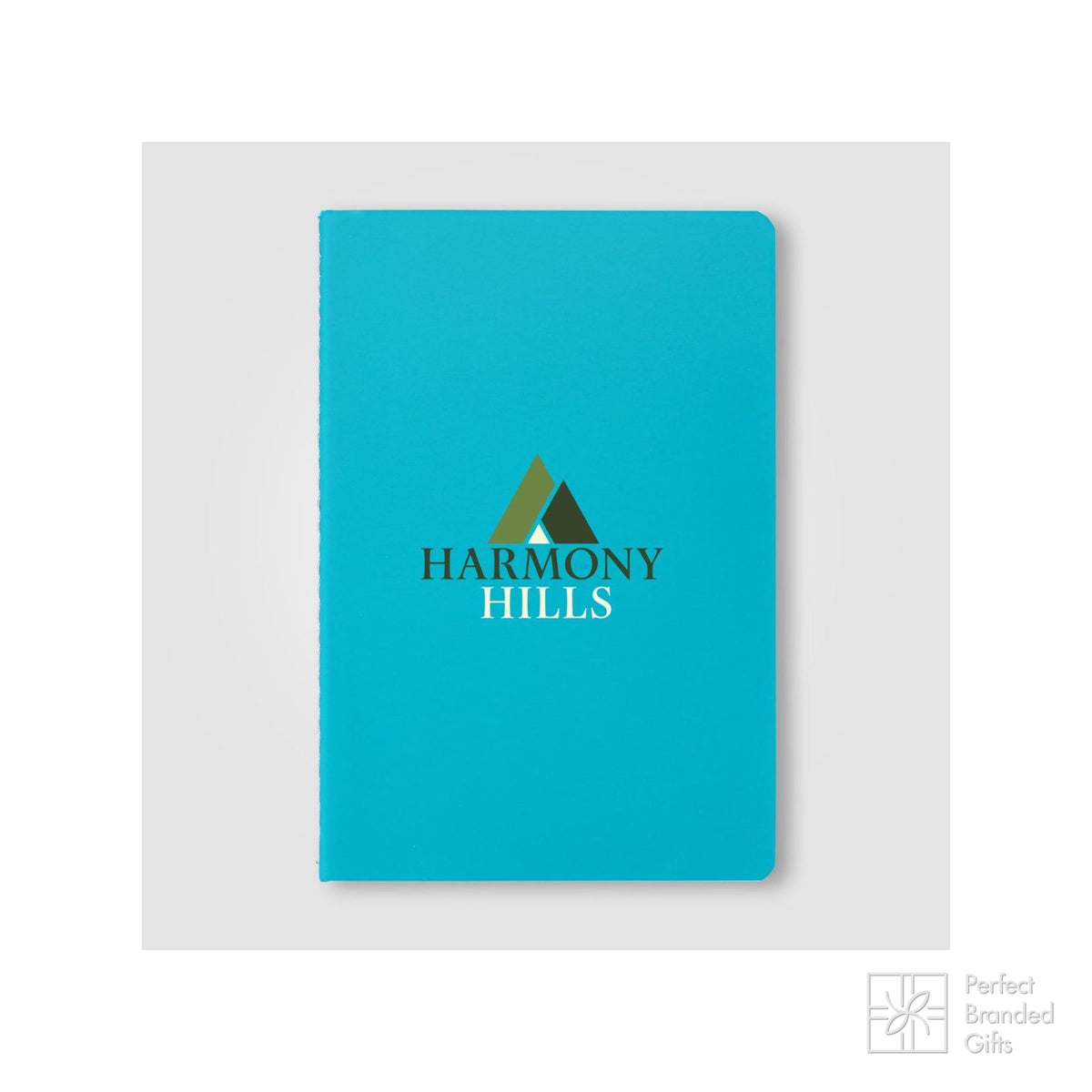 Branded Recycled PU Contrast Stitch A5 Journal
