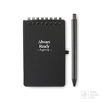 Branded Water Repellent Notepad with Pen