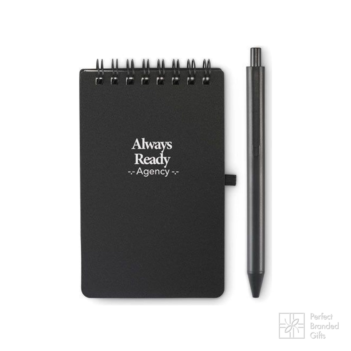 Branded Water Repellent Notepad with Pen