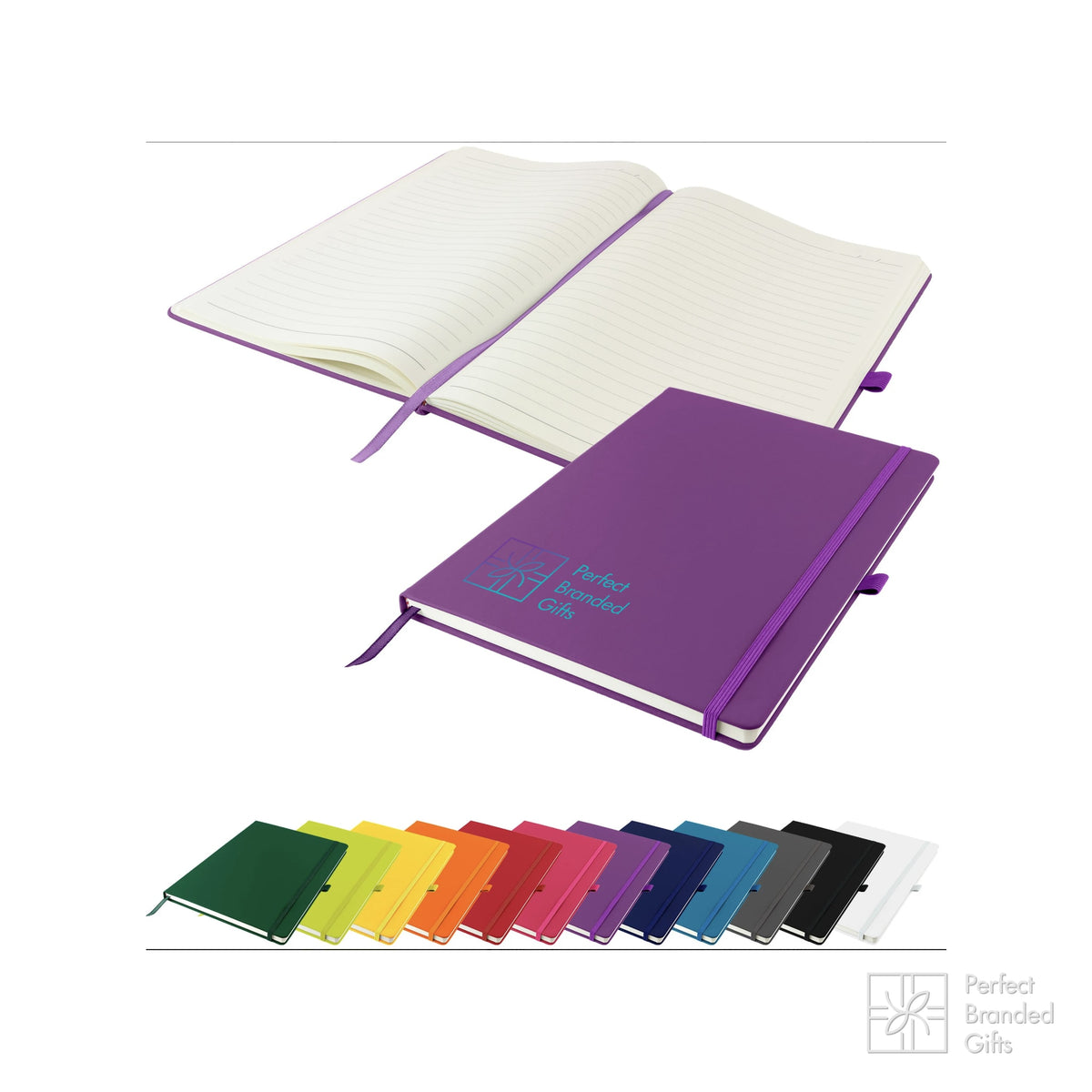 Soft feel PU Leather A4 Notebook