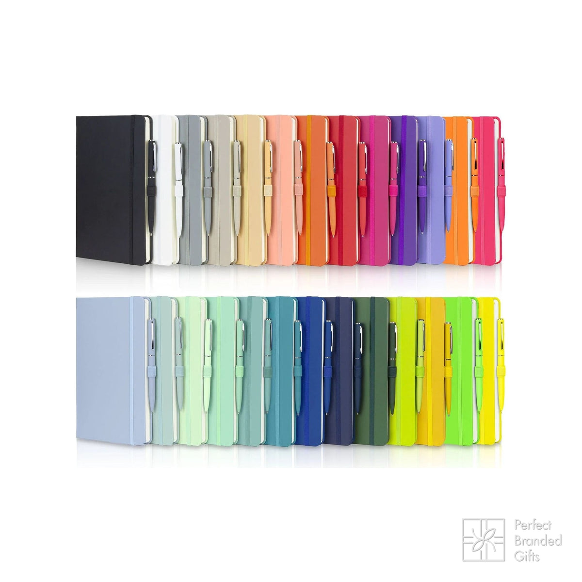 Soft Feel PU Leather Wilson Notebook & Wright Ballpen Set