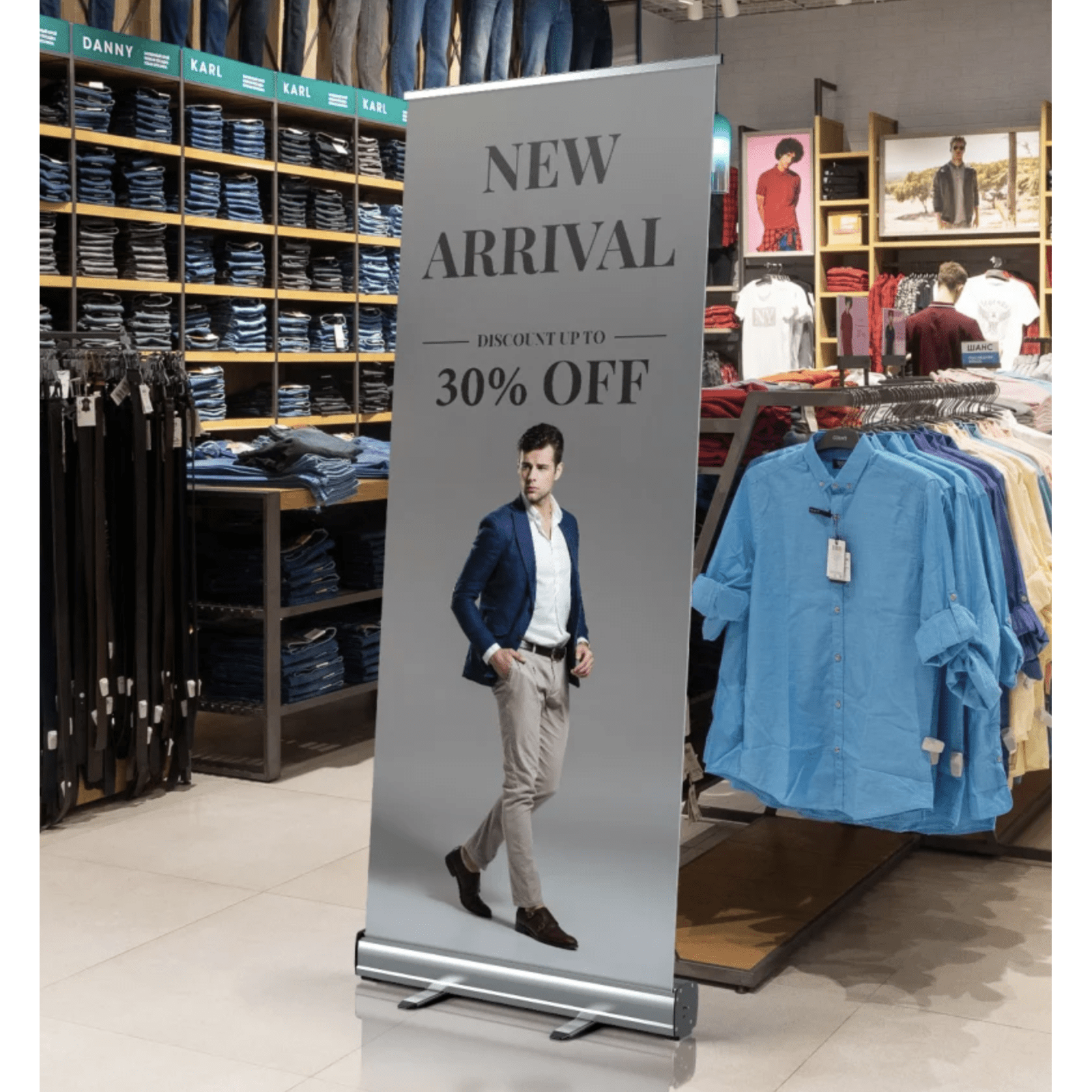 Branded Pull Up Roller Banner