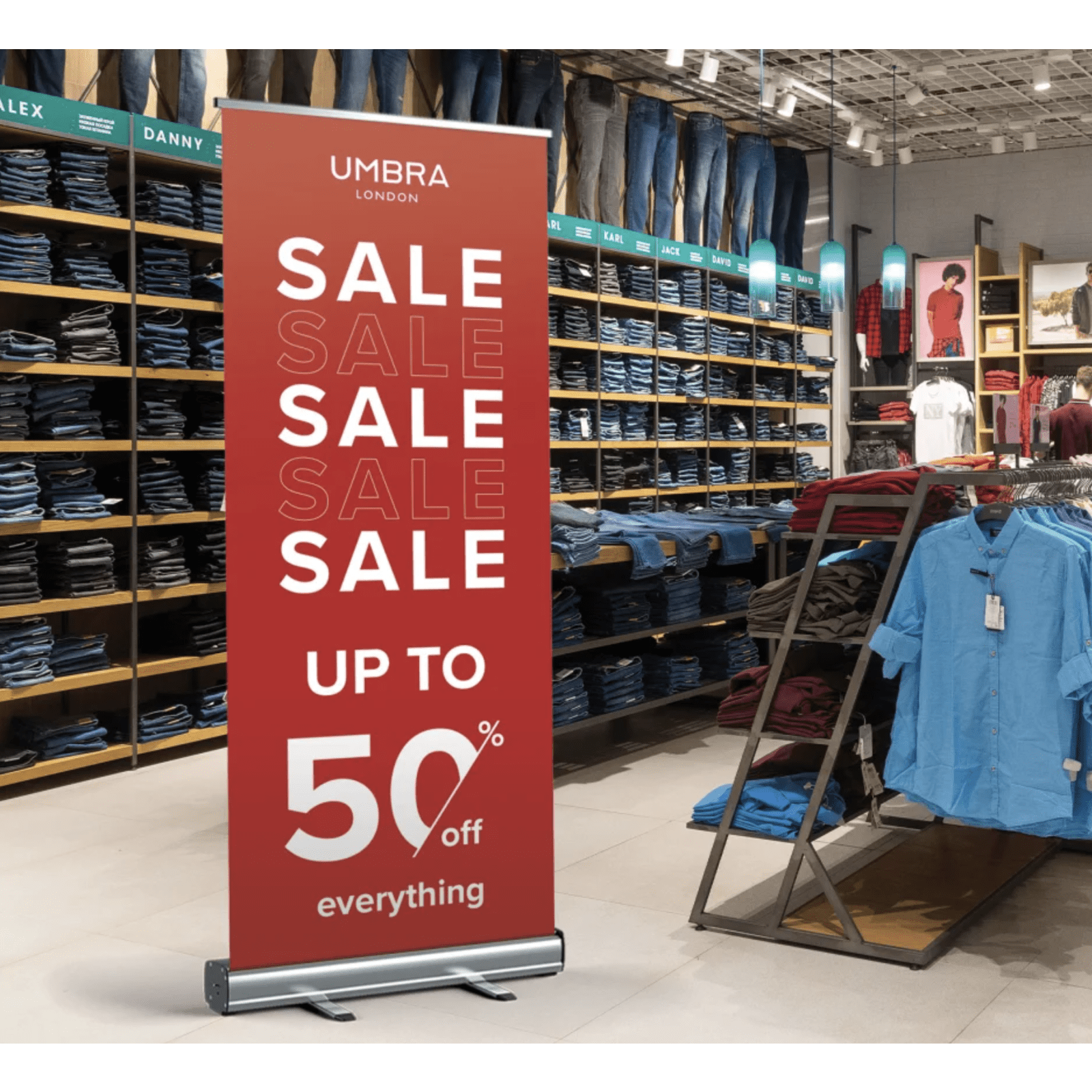 Branded Pull Up Roller Banner