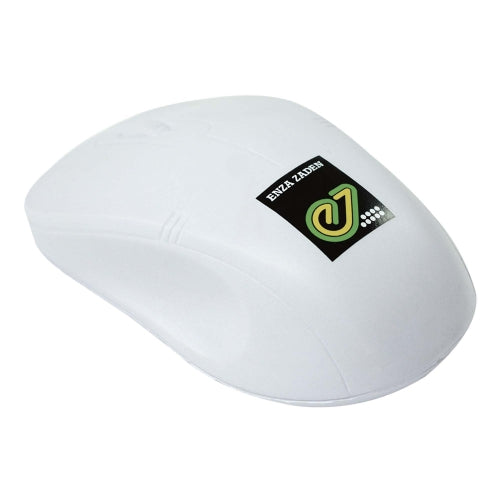Branded Modern Computer Mouse (Light Grey) Stress Toy