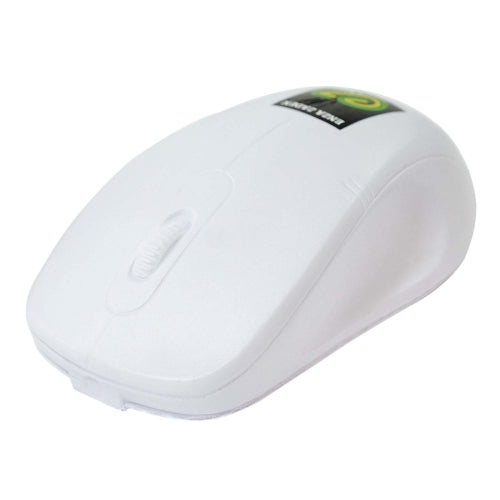 Branded Modern Computer Mouse (Light Grey) Stress Toy