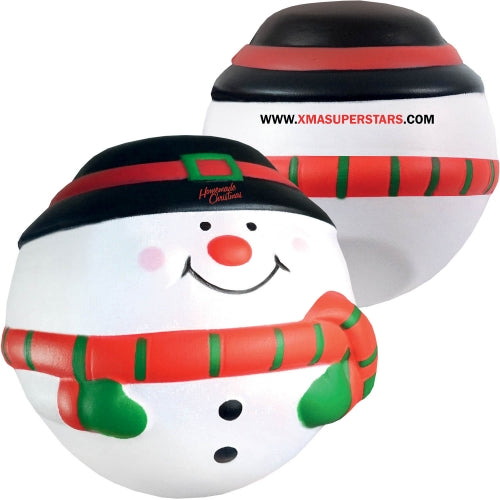 Branded Snowman Stress Toy